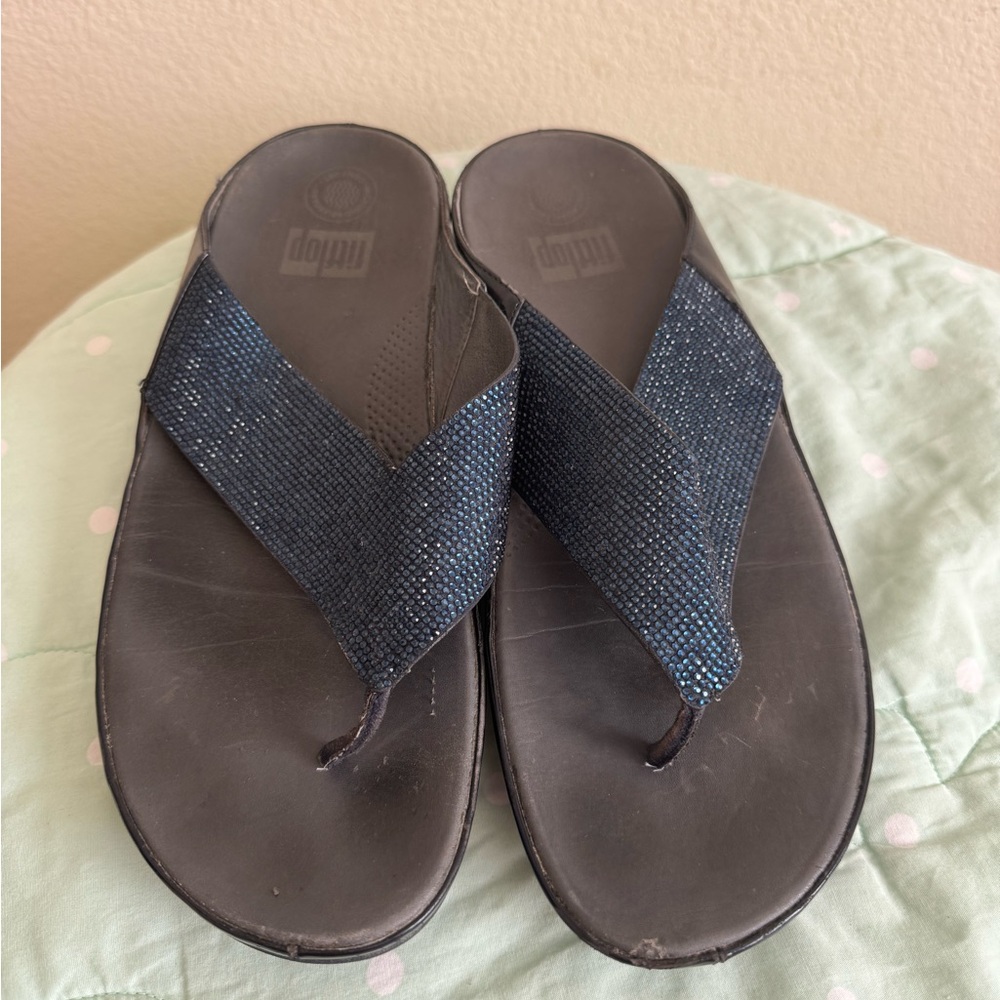 Fitflop Black and Blue Women’s size 10